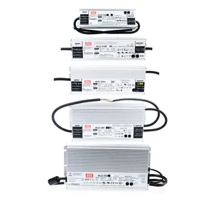 Controlador LED serie MEAN WELL HLG 40/60/80/100/120/150/185/240/320/480/600W regulable 12V 24V fuente de alimentación conmutada LED