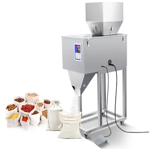 999g double heads food rice grain dog food dispenser granular metering weighing machine quantitative filling machine
