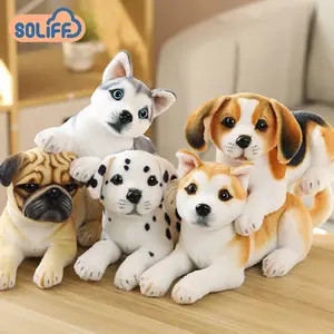 Simulazione barboncino cane peluche peluche orsacchiotto cane bambole cucciolo cuscino regalo peluche