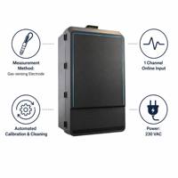 Analyseur numérique d'azote ammoniacal en ligne NH6000sc avec électrode de détection de gaz à prétraitement autonettoyant pour la surveillance des eaux usées