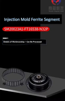 Alimentation directe d'usine Moteur BLDC Magnétisation radiale Nouvelle tendance Rotor magnétique en ferrite à anneaux multiples Offre Spéciale le soudage par flexion