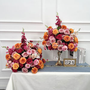 DKB FÁBRICA DE FLORES ARTIFICIALES al por mayor Bola de flores de boda BOLA DE FLORES ARTIFICIALES colores mezclados rosa - Product Image 6