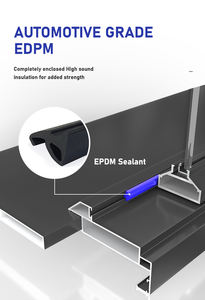 Puerta de baño de aluminio de Nigeria con cerradura de manija - Product Image 4