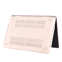 Casing Laptop Warna Solid Polos untuk MacBook Air 13.6 M2/M3/M4 Bahan PC Tahan Air & Tahan Guncangan