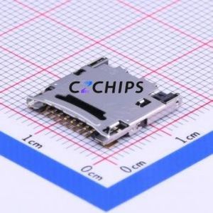 DM3CS-SF SD Card / Memory Card Connector SMD Connector Flip Cover Type MicroSD Card (TF Card) Card Holder Without - Product Image 1
