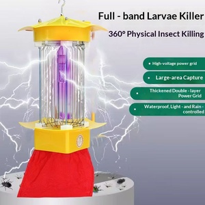 Lámpara Solar Impermeable para Insectos, Tipo Succión, para Agricultura, Exteriores, Huertos, Lámpara Antimosquitos, Lámpara <span class=keywords><strong>Atrapa</strong></span> Insectos - Product Image 2