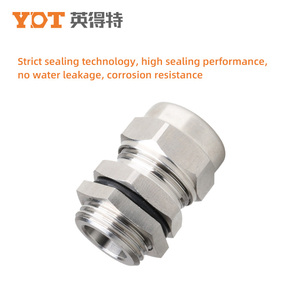 ATEX/iecex chứng nhận đồng thau chống cháy nổ tuyến cáp-EX D IP68, Chủ đề thép không gỉ cho các khu vực nguy hiểm (khu vực 1/21) - Product Image 3