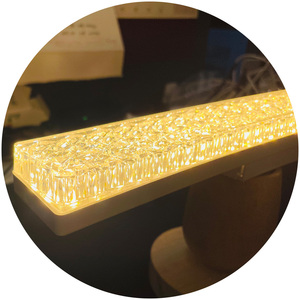 Cct 3000K 4000K 6500K 30cm 40cm 60cm 18W 24W <span class=keywords><strong>28W</strong></span> có thể tháo rời E27 dẫn bóng đèn pha lê hiện đại dẫn ánh sáng thanh Trần - Product Image 1