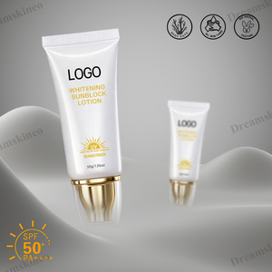 Crème <span class=keywords><strong>solaire</strong></span> au collagène et à l'humidité Spf30 50 sans cruauté végétalien Reef Safe Broad Spectrum Private Label Oem Uva Uvb Blocking Boosting - Product Image 2
