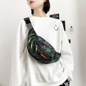 Sac banane en tissu Oxford pour hommes et femmes, sac de poitrine multi-couches imperméable, loisirs et voyage, printemps 2025 - Product Image 3