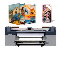 Impresora de Formato Ancho con Malla UV 1906, Máquina Industrial de Impresión Digital y Laminación para Arte en Lienzo y Carcasas de Teléfono Pro