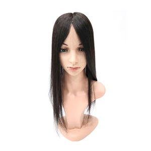 Pelucas ligeras de cabello humano Cosmo en Corea (13x15) - Peluca de cabello humano liso y suave de 20 pulgadas, ligera, cómoda y de estilo natural. - Product Image 2