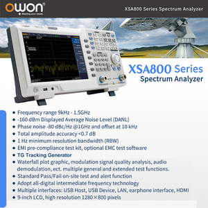 Analyseur numérique et oscilloscope XSA815TG avec écran LCD 1280x800, résolution 1Hz, bande passante 9kHz-1,5GHz - Product Image 3