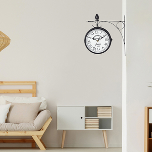 Treo đồng hồ kỹ thuật số Pin hoạt động không thấm nước Đồng hồ treo tường cho nhà trang trí trong nhà - Product Image 6