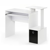 Houten gamingbureau met uittrekbaar toetsenbordplateau & zijplanken Modern werkstation met opberglade