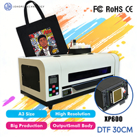 Impresora DTF Profesional de 30CM, Impresora A3 DTF para Transferencia Térmica Textil, Impresión Personalizada