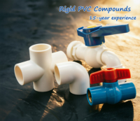 Granulés de PVC rigide à haute résistance thermique, composé modifié pour la stabilité, pour raccords de conduites d'eau chaude