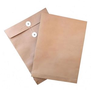 Pochette de classement personnalisée à prix d'usine avec œillet et cordon, pochette extensible pour documents de bureau et sacs de papier - Product Image 1