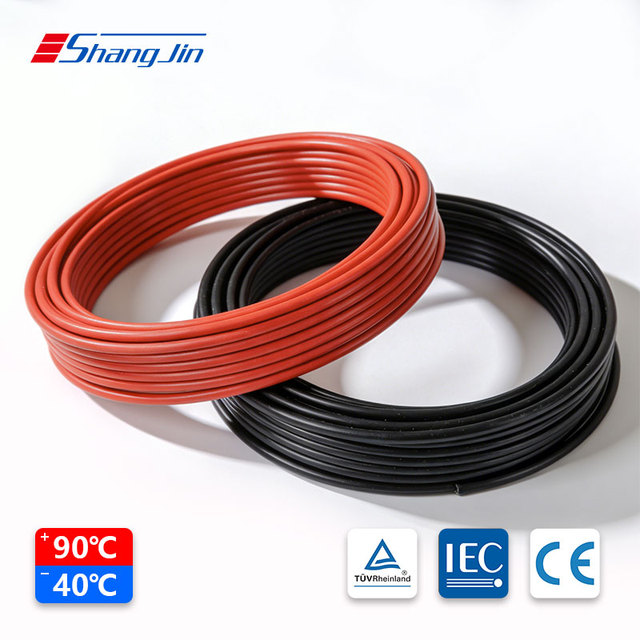 Wholesale Industrial 4mm DC 1800V XLPE Insulated Photovoltaic Cable for Solar Farm Utility-scale PV Systems for for