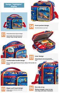 Sac isotherme pour enfants Sac à lunch pour étudiants Sac à lunch pour l'école Voyage en <span class=keywords><strong>camping</strong></span> Sac isotherme pour pique-nique - Product Image 5
