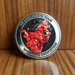 عملات معدنية مخصصة مصنوعة من سبائك الزنك بتقنية الختم، عملة تحدي ثلاثية الأبعاد مطلية بالمينا على الوجهين - Product Image 2