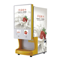 Distributeur Commercial Réfrigéré de Yaourt, Lait, Jus et Boissons – Distributeur de Yaourt Commercial 2 Saveurs