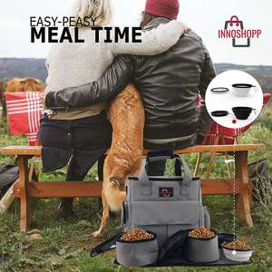 Havayolu köpek seyahat çantası, taşıma Pet seyahat taşıyıcısı köpek malzemeleri, köpek sırt çantası-yavru Tote gıda kabı - Product Image 6