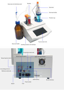 CHINCAN Ti-50 titrateur potentiométrique numérique appareil de titrage automatique de l'eau potentielle écran tactile 1 an pour une utilisation en laboratoire - Product Image 3