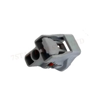 Connecteur de faisceau de câbles femelle 1 broche gris 12V avec contacts en laiton et boîtier en nylon/PC/ABS 7283-1015-10