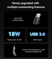 Adaptateur OTG Yesido USB2.0 18W à charge rapide en alliage d'aluminium USB mâle vers Type-C femelle GS34
