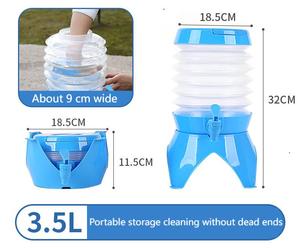 Contenedor de Agua Plegable de PVC Portátil al por Mayor, Capacidad de 3.5/7.5/7.5/9.5 L, para Viajes o Actividades al Aire Libre - Product Image 5