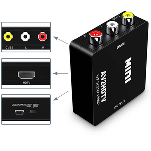 Adaptador RCA a HDMI 1080P para Consolas de Videojuegos Retro, Convertidor AV Compuesto a HDMI con Upscaling, Compatible con PS2, N64, SNES - Product Image 2
