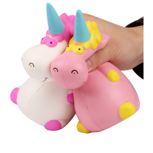 Pu Unicorn Hippo <b>Squishy</b> Toy 2 To 4 Years Unisex Fidget Stress Relief Toy - Product Image 5