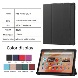 Housse de protection pour tablette intelligente en cuir PU de luxe Flip Stand Funda pour <span class=keywords><strong>Amazon</strong></span> Fire <span class=keywords><strong>HD</strong></span> 10 2023 - Product Image 3