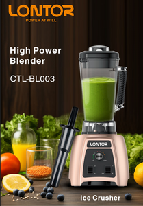 <span class=keywords><strong>Blender</strong></span> commercial haute performance LONTOR 2L, broyeur de glace haute capacité, <span class=keywords><strong>blender</strong></span> haute puissance, presse-agrumes frais - Product Image 2