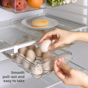 Contenedor de Almacenamiento de Huevos y Frutas Tipo Cajón para el Hogar y Camping, Organizador de Refrigerador y Caja de Almacenamiento para Cocina - Product Image 2