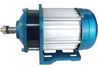 Motor listrik mobil Motor, Magnet permanen Brushless DC kecepatan tinggi 1.5kw-3.5kW 1500W 60/72V 3200-3500RPM
