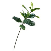 Grand arbre artificiel Ficus lyrata en plastique léger, feuilles très réalistes, pour décoration de mariage et de Pâques, usage intérieur