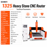Machine de sculpture sur pierre CNC Chenmai Heavy-Duty 1325 du Shandong, alimentation 380V, broche 5,5KW pour le traitement de la pierre