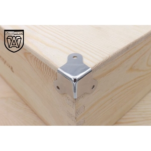 Protector de esquinas de chapa metálica Anwang, tamaño 4, para embalaje de cajas de madera - Product Image 3