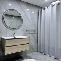 Carreaux de sol et de mur en porcelaine imitation brique, 600x1200, haute brillance, résistants aux acides, 10 mm d'épaisseur, veinure gris clair, appartement, villa