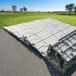 Revêtement <span class=keywords><strong>de</strong></span> sol en gazon emboîtable, tapis <span class=keywords><strong>de</strong></span> sol temporaire pour événements, idéal pour les fêtes en plein air, les mariages et la <span class=keywords><strong>location</strong></span>. - Product Image 1