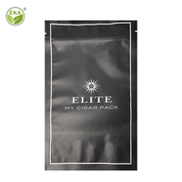 Feuille couche fond gousset cigare emballage sac feuilles mobiles debout poche fumer tabac mylar sac