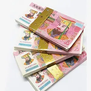 500 buah Jade Emperor Hell Bank catatan menawarkan kertas joss uang manula untuk membakar untuk Keberuntungan baik