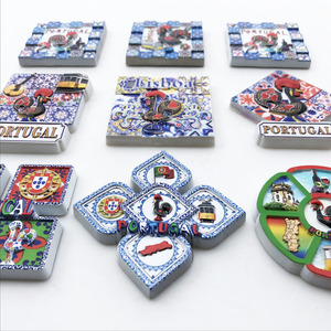 Imán de <span class=keywords><strong>nevera</strong></span> magnético, artesanal, decorativo, conmemorativo, turístico, impreso en 3D, portugués, para comercio electrónico transfronterizo - Product Image 3