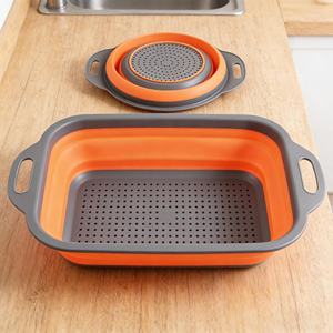 Panier de rangement pliable et réglable en silicone, robuste et multifonctionnel, pour la vente en gros - Product Image 4
