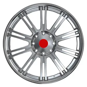  GVICHN Marque 2 pièces roue personnalisée 6061-T6 Jante de voiture en aluminium forgé Jante en alliage forgé 26 5x114.3