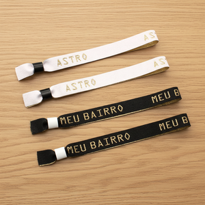 Bracelet tissé personnalisé <span class=keywords><strong>en</strong></span> polyester à sublimation, design festival, <span class=keywords><strong>pas</strong></span> <span class=keywords><strong>cher</strong></span> - Product Image 1