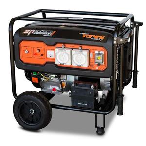 เครื่องกำเนิดไฟฟ้าเบนซิน SP Tools รุ่น SPGC8100E 5KW เฟสเดียว 50/60Hz 8.1kVA สตาร์ทอัตโนมัติ สตาร์ทระยะไกล 24V รับประกัน 3 ปี - Product Image 1