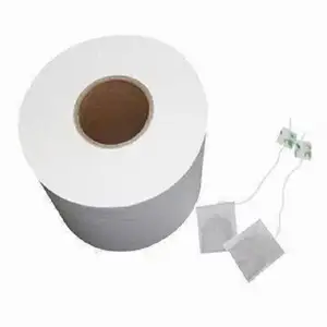 Rollo de papel de filtro, papel de filtro para bolsas de té, pulpa de Abaca, sellado térmico sin blanquear cuantitativo, papel de filtro para bolsas de té en rollo